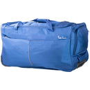 Pierre Cardin 56cm Small Duffel Bag On Wheels with Backpack Straps| Blue