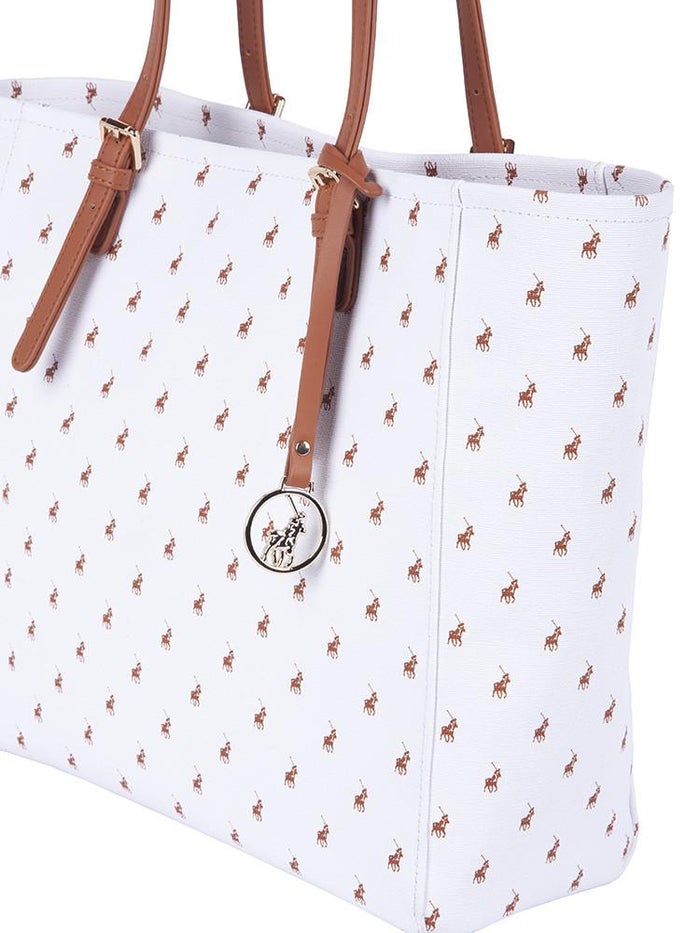Polo Iconic Tote Handbag White