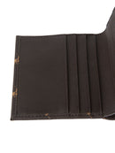 Polo Signature Credit Card Wallet Black Brown