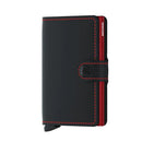 Secrid Miniwallet Matte Black & Red