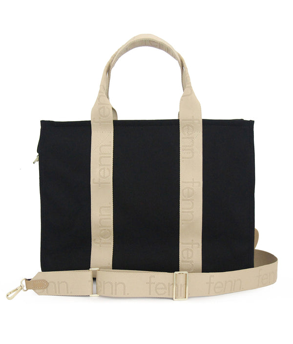 Fenn Maxi Canvas – Black Toffee – Toffee Canvas Strap
