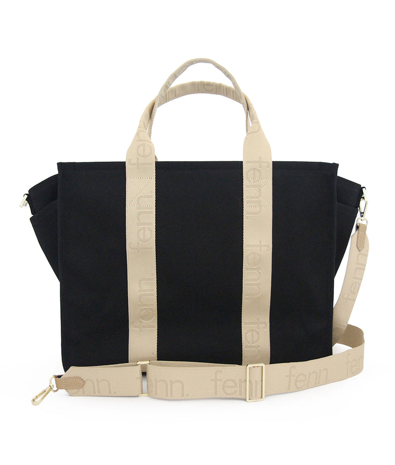Fenn Maxi Canvas – Black Toffee – Toffee Canvas Strap
