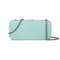 Fenn Wallet – Aqua – Silver Zip – Silver Chain