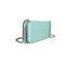 Fenn Wallet – Aqua – Silver Zip – Silver Chain