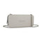 Fenn Wallets – Mushroom/ Grey – Silver Zip – Silver Chain