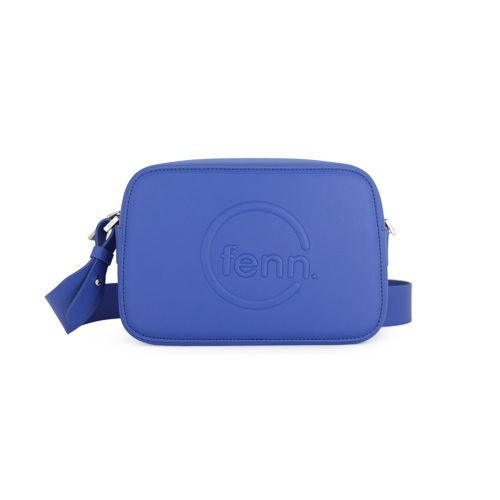 Fenn Cross Body – Klein Blue– Silver Zip – Klein Blue Strap