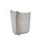 Fenn – Grey – Pattern Inner – Silver Zip – Light Stone Flat Handle