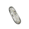 Fenn – Grey – Pattern Inner – Silver Zip – Light Stone Flat Handle