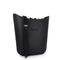Fenn – Black – Pattern Inner – Silver Zip – Black Flat Handle/ Silver Trim