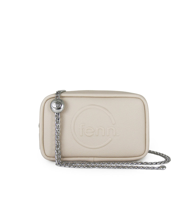 Fenn Pouch – Oatmeal – Silver Chain