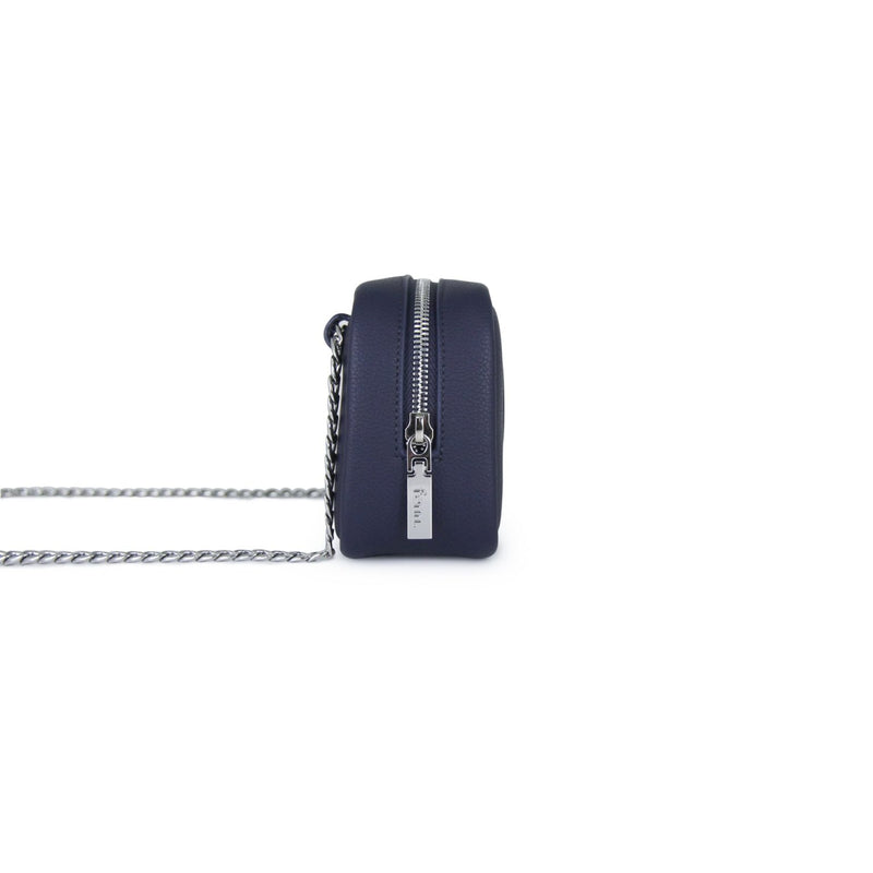 Fenn Pouch – Navy – Silver Chain