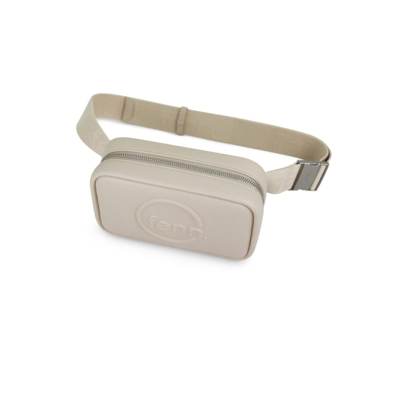 Fenn Pouch Canvas Strap –Oatmeal – Silver Trim