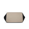 Fenn Canvas – Black – Gold Zip – Taupe Handle