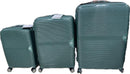Evolution Clifton 3-Piece Spinner Luggage Set Racing Green