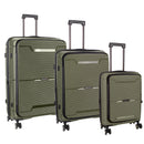 Cellini IPAK 3 Piece Luggage Set – Army Green