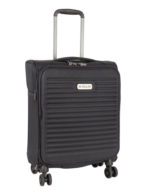 Cellini Destiny Carry On 4 Wheel Trolley Case Black