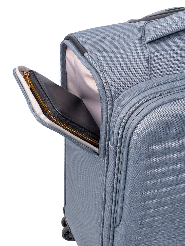 Cellini Destiny Carry On 4 Wheel Trolley Case Blue
