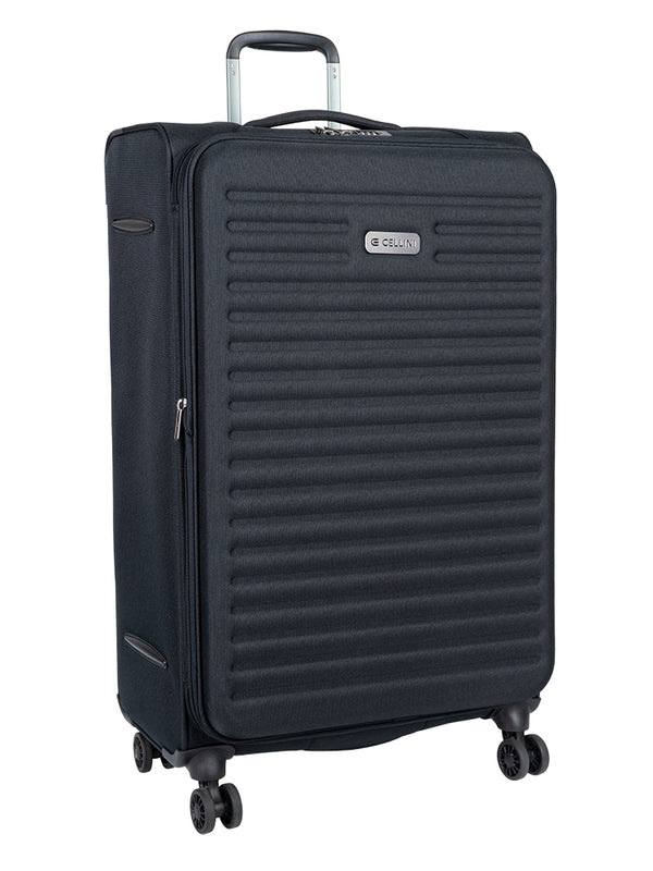Cellini Destiny Large 4 Wheel Trolley Case Black