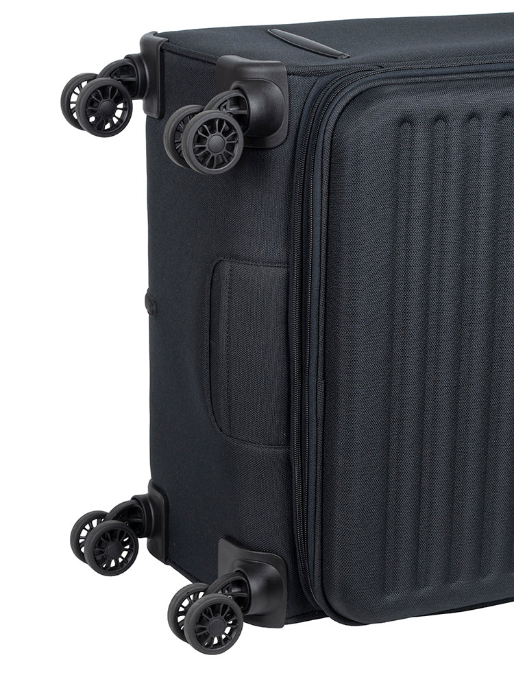 Cellini Destiny Large 4 Wheel Trolley Case Black