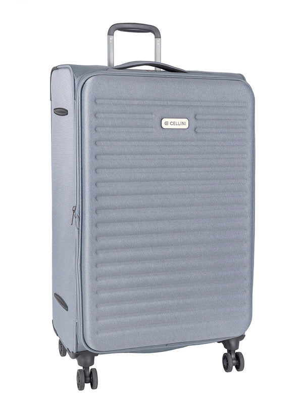 Cellini Destiny Large 4 Wheel Trolley Case Blue