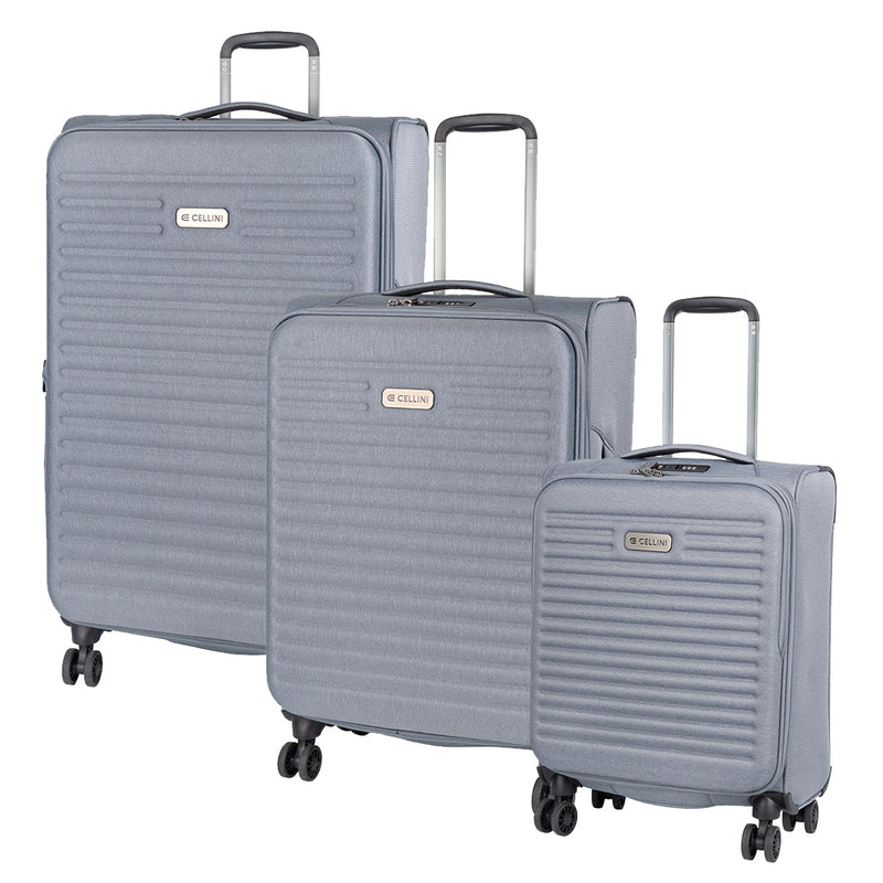 Cellini Destiny 3 piece luggage set Blue
