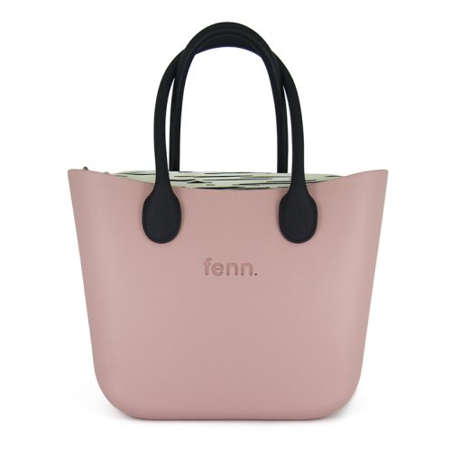 Fenn Original Collection – Pink – Pattern 45 Inner – Silver Zip – Black Round Microfibre Handle
