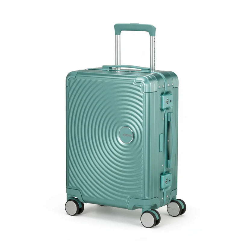 American Tourister  Soundbox Alu Travel Sets  Dusty Turquoise