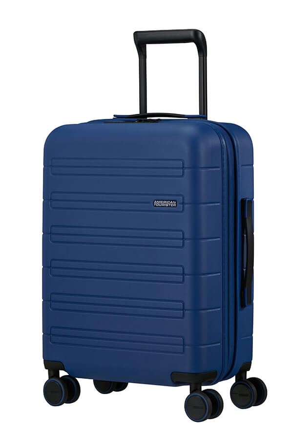 American Tourister Novastream Spinner Expandable 55cm Navy Blue