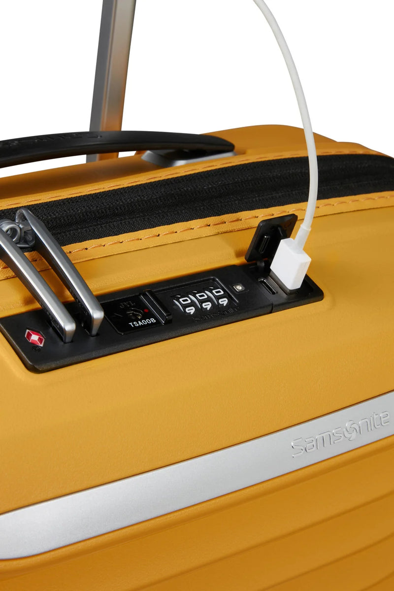 Samsonite Upscape Spinner (4 wheels) 55cm Yellow