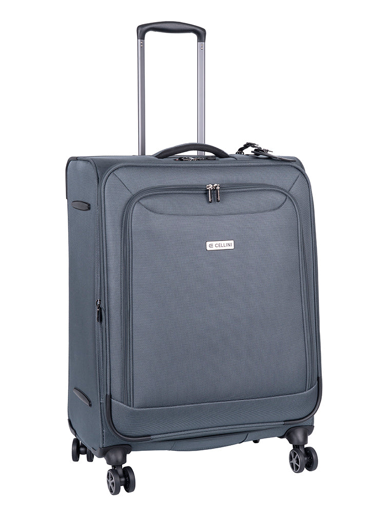 Cellini Megapak Medium 4-Wheel Trolley Case Blue