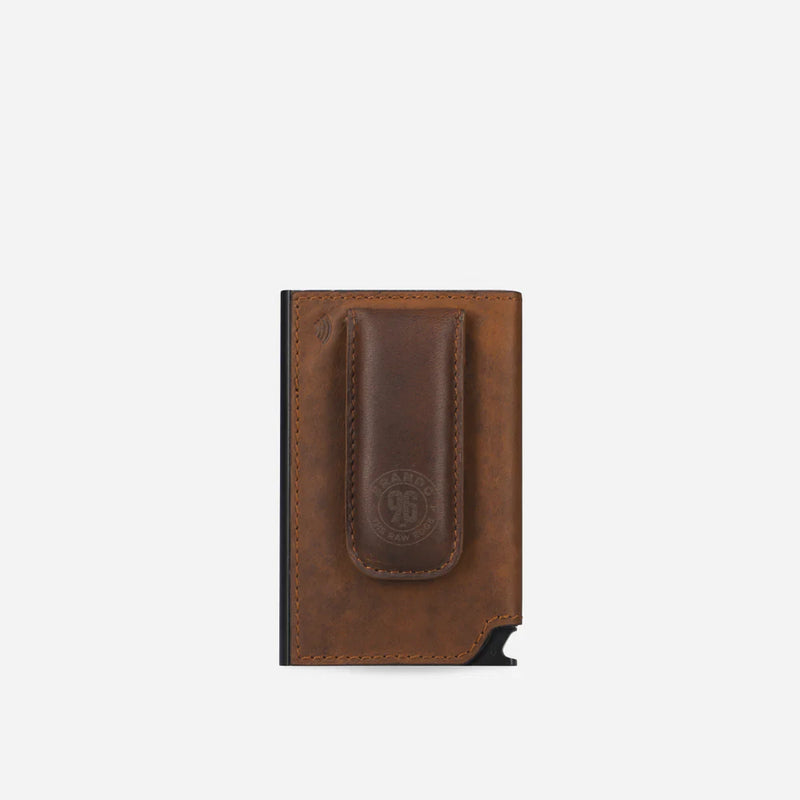 Brando James Metal Card Holder 2005 Brown