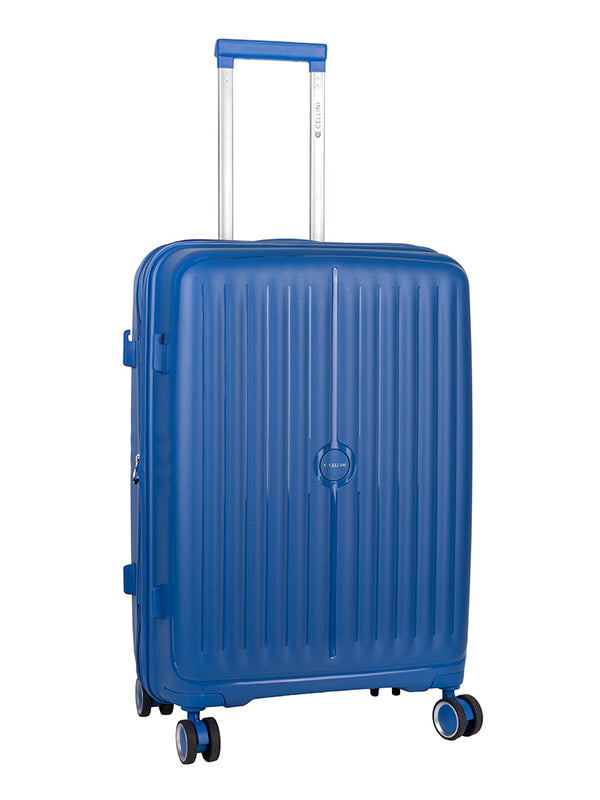 Cellini Rapido 4 Wheel Carry On Trolley Blue