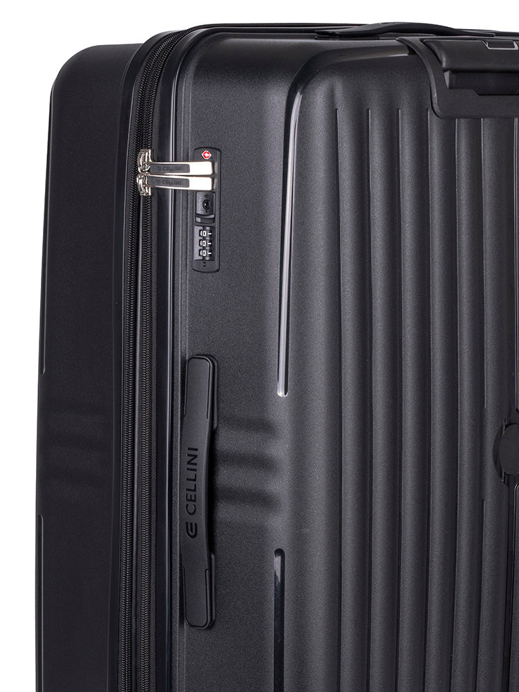 Cellini Rapido Large 4 Wheel Trolley Black