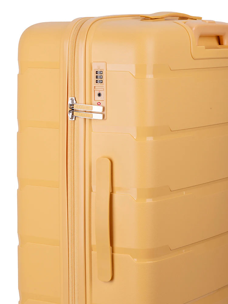 Cellini Rapido 2 Piece Medium Travel Set Yellow