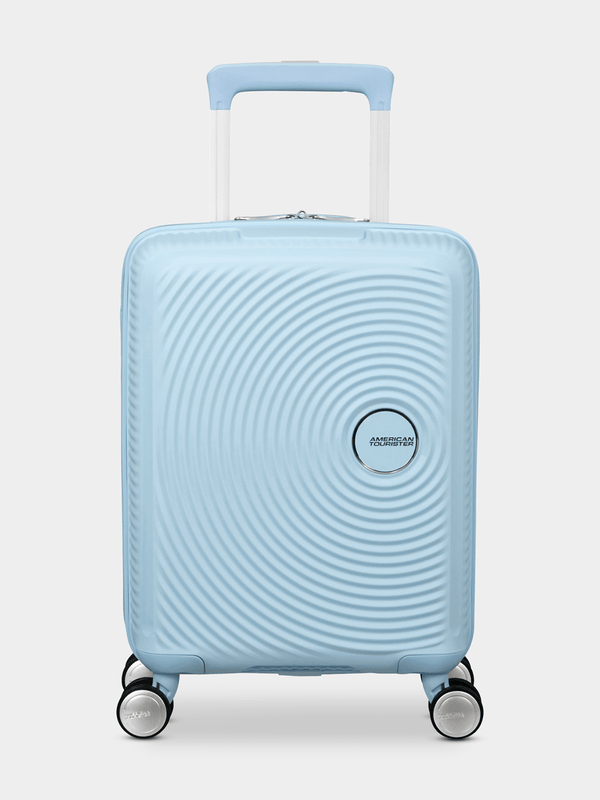 American Tourister Soundbox Mini Spinner 47cm Pastel Blue