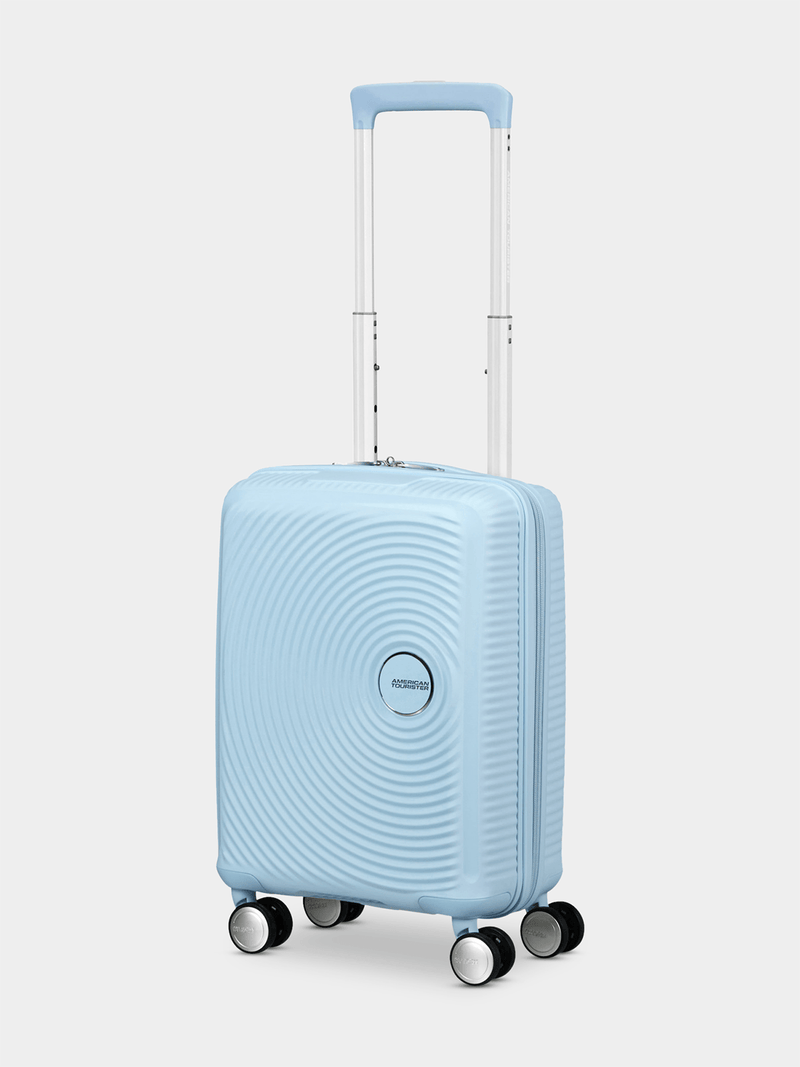 American Tourister Soundbox Mini Spinner 47cm Pastel Blue