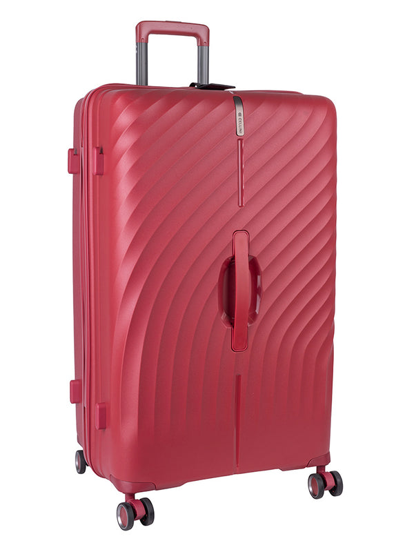 Cellini Xpedition Large Volume 4 Wheel Trolley Trunk Red