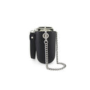 Fenn Classic Collection – Black – Pattern 10 Inner – Silver Zip – Silver Chain Handle