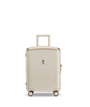 Echolac Dynasty 4 Wheel Carry On Trolley Case Almond White