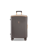 Echolac Dynasty Medium 4 Wheel Trolley Case Dark Chocolate