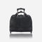 Brando Winchester 17" Leather Laptop Bag On Wheels  Black