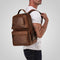 Brando James X Pocket Backpack Brown