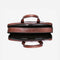 Brando Winchester 15" Double Gusset Leather Laptop Bag, Brown
