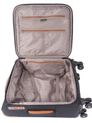 Cellini Monte Carlo Carry On 4 Wheel Trolley Case Black