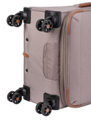 Cellini Monte Carlo Medium 4 Wheel Trolley Case Mink