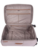 Cellini Monte Carlo Large 4 Wheel Trolley Case Mink
