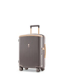 Echolac Dynasty 4 Wheel Carry On Trolley Case Dark Chocolate