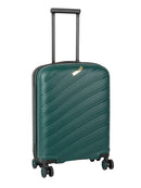 Cellini Pulse Carry On 4 Wheel Trolley Case Green