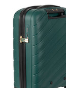 Cellini Pulse Carry On 4 Wheel Trolley Case Green
