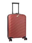 Cellini Pulse Medium 4 Wheel Trolley Case Burnt Henna